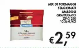 Maxi Coal Mix di formaggi stagionati ambrosi offerta