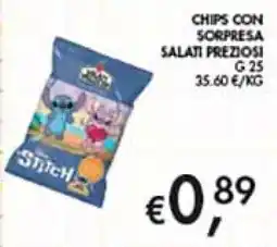 Maxi Coal Stitch chips offerta