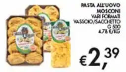 Maxi Coal Pasta all'uovo Mosconi offerta