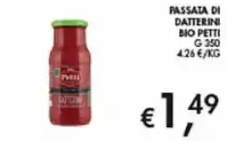 Maxi Coal Passata di datterini bio Petti offerta