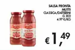 Maxi Coal Salsa pronta classica Mutti offerta