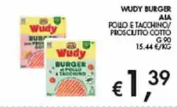 Maxi Coal Wudy Burger pollo e tacchino offerta