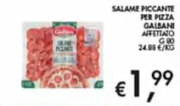 Maxi Coal Salame piccante per pizza Galbani offerta