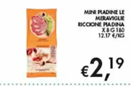 Maxi Coal Mini piadine le meraviglie riccione piadina offerta