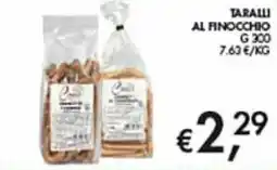 Maxi Coal Taralli al finocchio offerta