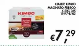Maxi Coal Cialde Kimbo macinato fresco offerta