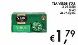 Maxi Coal Star Tea Verde offerta