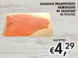 Coal Salmone preaffettato norvegese re salmone offerta