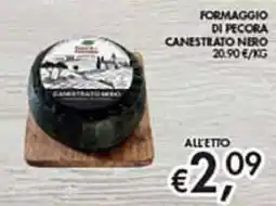 Coal Formaggio di pecora canestrato nero offerta