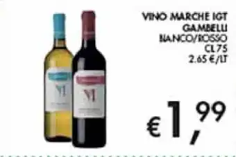 Vino Marche IGT Gambelli Bianco/Rosso