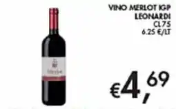 Coal Vino Merlot IGP Leonard offerta