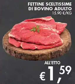 Coal Fettine sceltissime di bovino adulto offerta