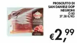 Coal Prosciutto di San Daniele Dop Negroni offerta