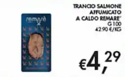 Coal Trancio salmone affumicato a caldo Remare offerta