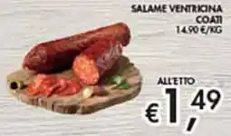 Maxi Coal Salame ventricina Coati offerta