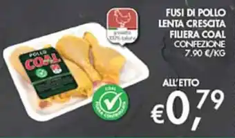 Fusi di pollo lenta crescita filiera coal