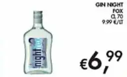 Maxi Coal Gin Night Fox offerta