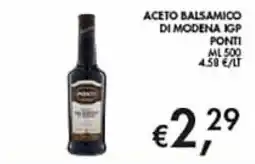 Maxi Coal Aceto balsamico di Modena IGP Ponti offerta