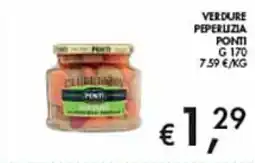 Maxi Coal Verdure peperuzza Ponti offerta