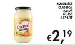 Maxi Coal Majonese classica Calvé offerta