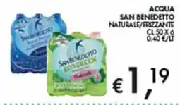 Maxi Coal Acqua San Benedetto naturale/frizzante offerta