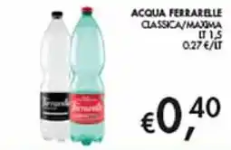 Maxi Coal Acqua Ferrarelle classica/maiora offerta