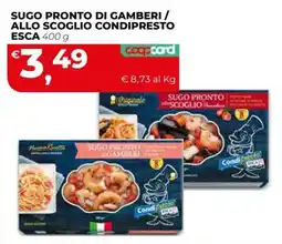 Coop Master Alleanza 3.0 Sugo pronto di gamberi Condipresto offerta