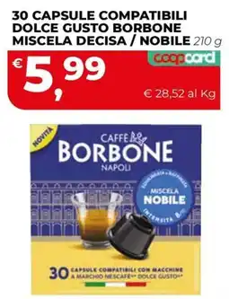Coop Master Alleanza 3.0 Caffè Borbone Miscela Nobile offerta