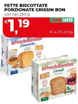 Coop Master Alleanza 3.0 leFrescheBiscottate Cereali offerta