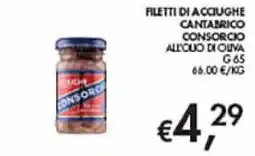 Coal Filetti di acciughe Cantabrico Consorzio offerta