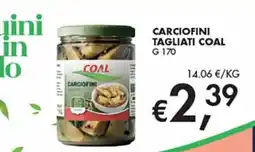 Coal Carciofini tagliati Coal offerta