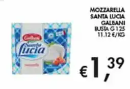 Maxi Coal Mozzarella Santa Lucia Galbani offerta