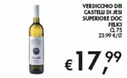 Maxi Coal Verdicchio dei Castelli di Jesi Superiore DOC Felici offerta