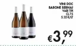 Maxi Coal Vini Doc Barone Bernaj offerta