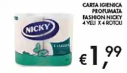 Maxi Coal Carta igienica profumata Fashion Nicky offerta