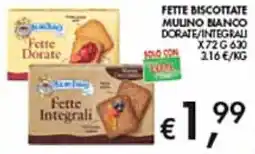 Maxi Coal Fette biscottate Mulino Bianco offerta