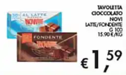 Maxi Coal Tavoletta cioccolato Novi offerta