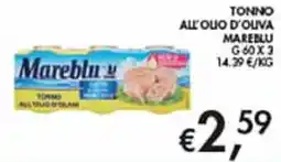 Maxi Coal Tonno all'olio d'oliva Mareblu offerta