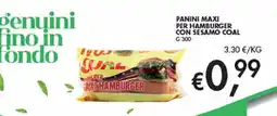 Maxi Coal Panini maxi per hamburger con sesamo coal offerta