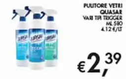 Maxi Coal Pulitore vetri quasar offerta