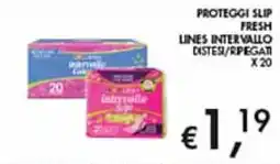 Maxi Coal Proteggi slip fresh lines intervallo offerta