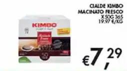 Coal Cialde Kimbo macinato fresco offerta