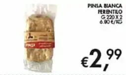Coal Pinsa bianca Ferentilo offerta