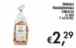 Coal Taralli tradizionali Cirucci offerta