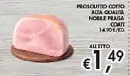 Coal Prosciutto cotto alta qualità nobile praga coati offerta