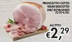 Coal Prosciutto cotto Gran Biscotto dei Bovagnati offerta