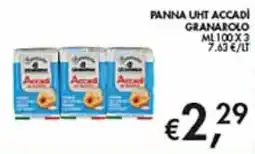 Coal Panna UHT Accadì Granarolo offerta