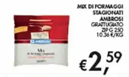 Coal Mix di formaggi stagionati ambrosi offerta
