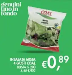 Coal Insalata mista 4 gusti Coal offerta
