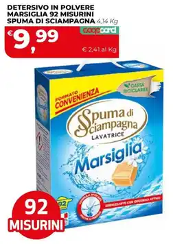 Coop Master Alleanza 3.0 Spuma di Sciampagna Lavatrice Marsiglia offerta